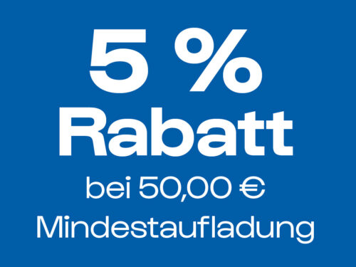 50€ aufladen - 5% Rabatt auf alle Eintrittskarten der Moerser Freizeiteinrichtungen.<br>