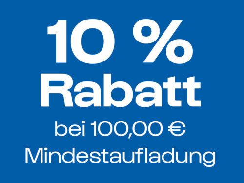 100€ aufladen - 10% Rabatt auf alle Eintrittskarten der Moerser Freizeiteinrichtungen.